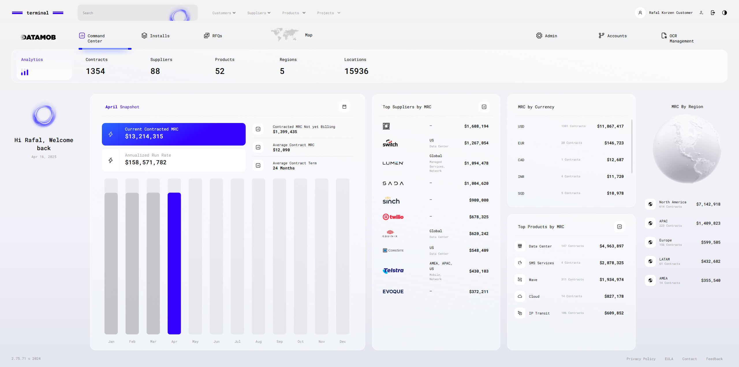 CMND Terminal screenshot